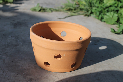 Вазон для орхидей керамический D 14 см, H 8 см