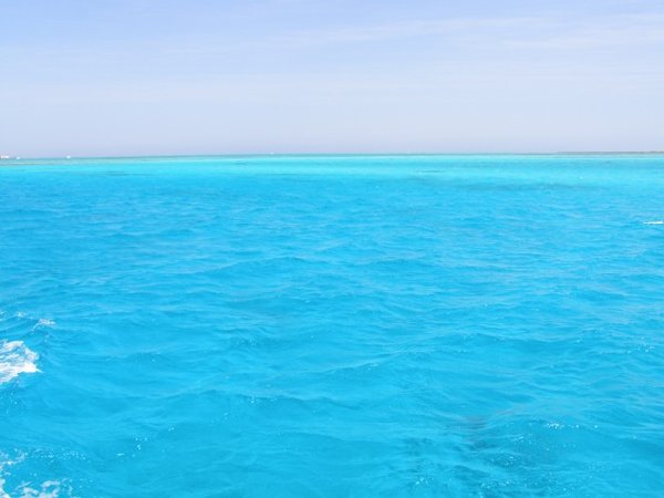 ужасно голубого цвета море.. и какой краситель они добавляют.. :)