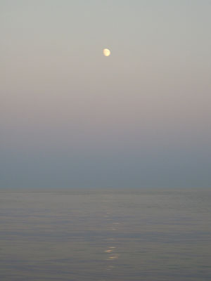 Луна, море...